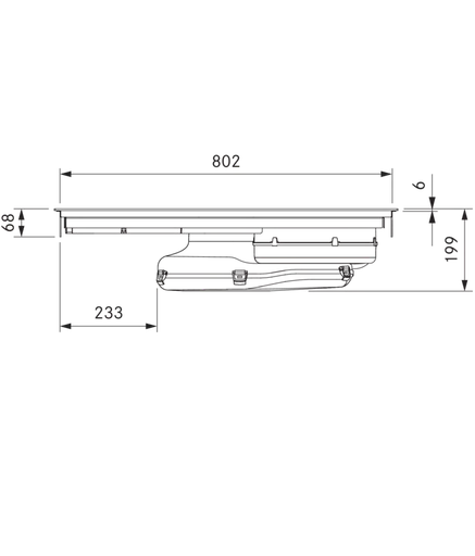 Bora Puxu Flächeninduktions-Kochfeld mit integriertem Kochfeldabzug - Umluft